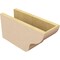 Ekena Millwork 6in. W x 8in. H x 16in. L Greensboro Woodgrain TimberThane Rafter Tail, Primed Tan RFTUR06X08X16GRNRCPR - alternate 5
